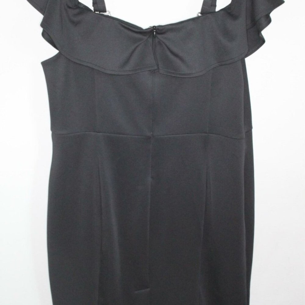 NWT Lane Bryant Off Shoulder Dress Black Scuba Plus Size 22 H10674 - Picture 8 of 12